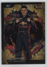 2024 Topps Finest Formula 1 Rare Gold Refractor 5/20 Isack Hadjar #241 1e41