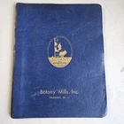 RARE Botany Mills, Inc, Passaic N.J. Textile Sample Book Patterns