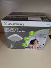 Homewerks Bathroom Ventilation Fan With Bluetooth Speaker 7130-14-BT 70 CFM