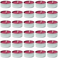 30 Tealight Candles, Black Cherry Scented, 30 Pack