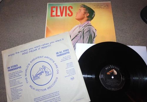 Elvis Presley 2nd Vinyl LP Record Album 1956 RCA Victor LPM-1382 Indianapolis