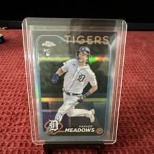 Topps Chrome Parker Meadows #271 Detroit Tigers 2024 Prism Refractor Rookie