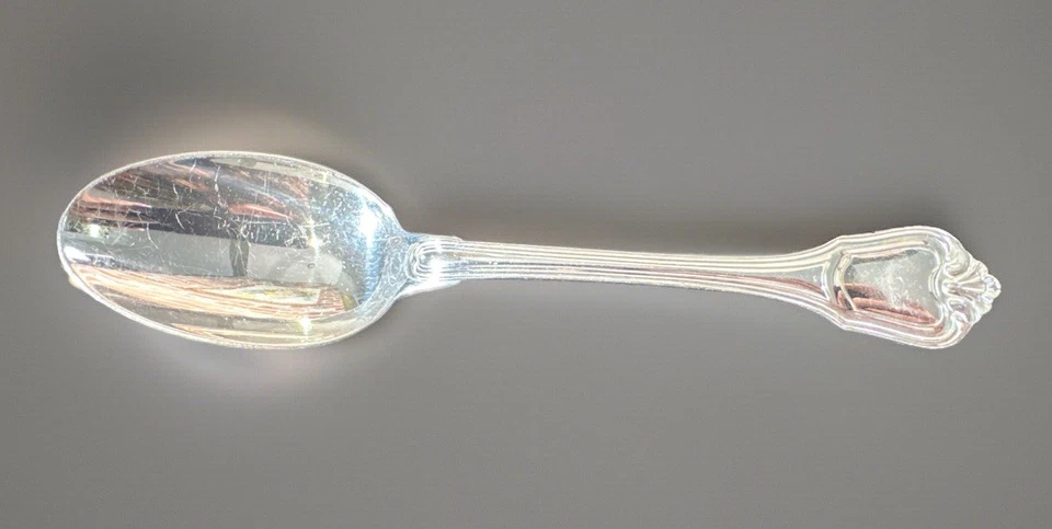 Cuchara sopera Christofle Cardeilhac.950 Premium plata esterlina puerto alemán real Foto 3 de 4