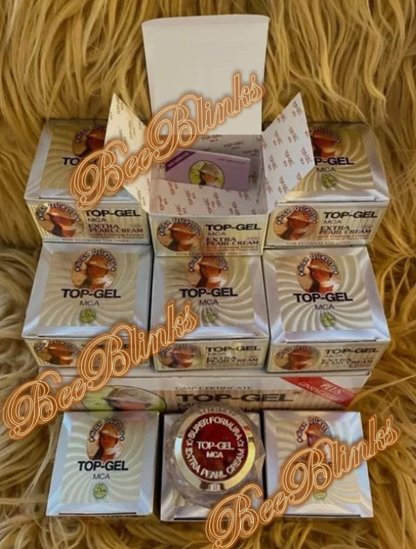 12  AUTHENTIC TOP-GEL MCA EXTRA PEARL CREAM w/GINSENG EXTRACT & VIT C+E  Complex