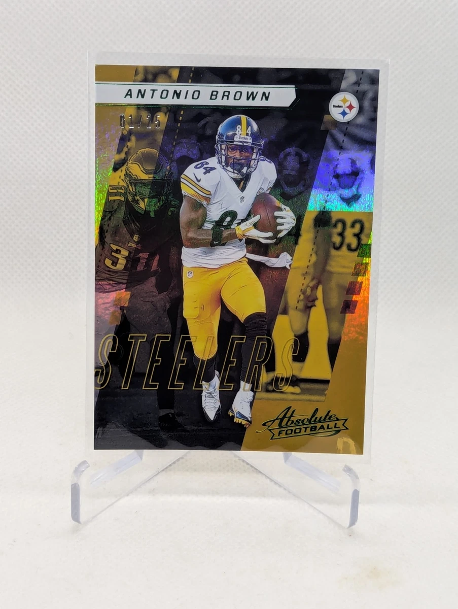 Football Antonio Brown Serial Numbered Sports Trading Card Singles