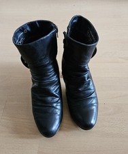 Queens Lederschuhe schwarz, Gr. 38