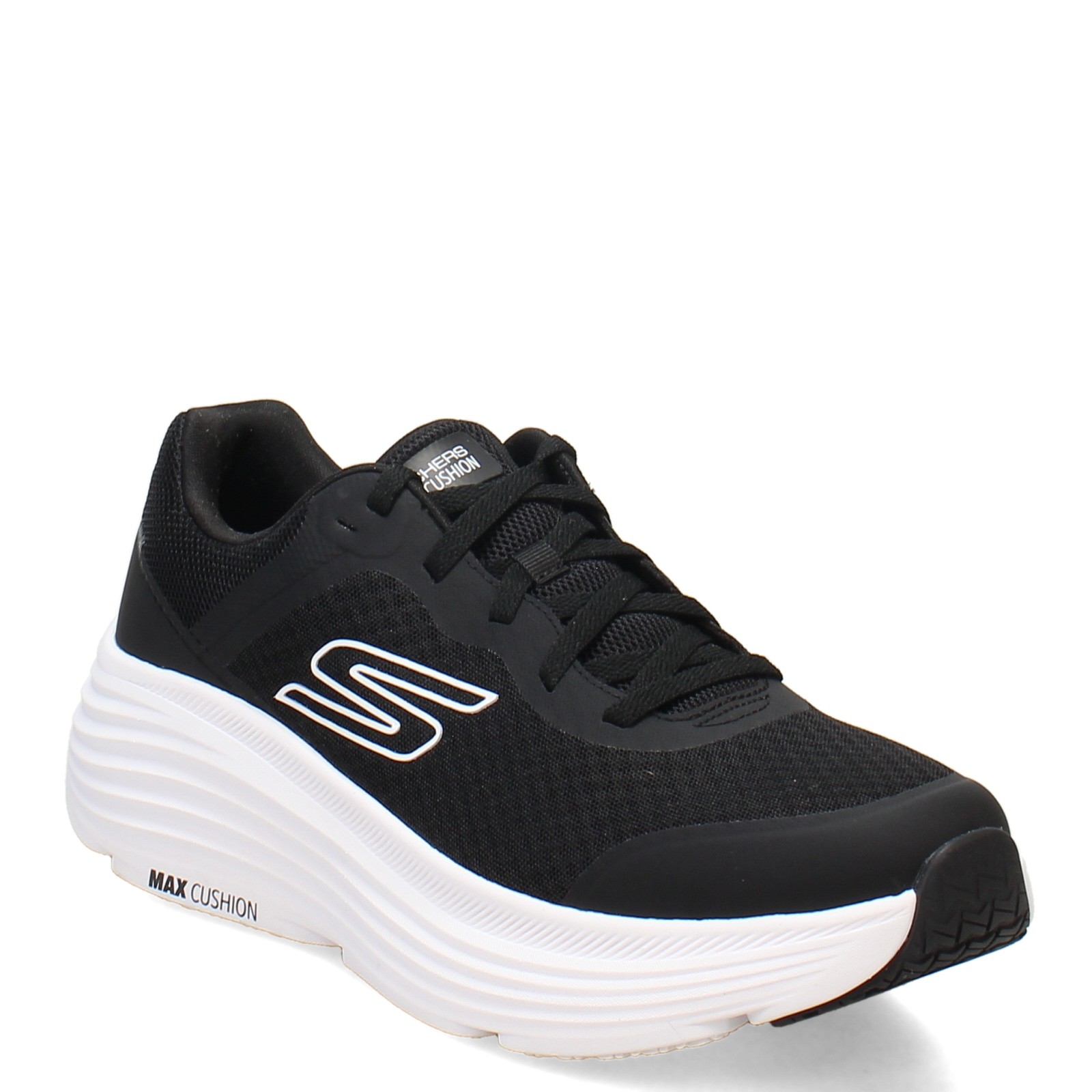 Мужские кроссовки Skechers, с максимальной амортизацией Endeavour 220613-BKW Black/White SYN