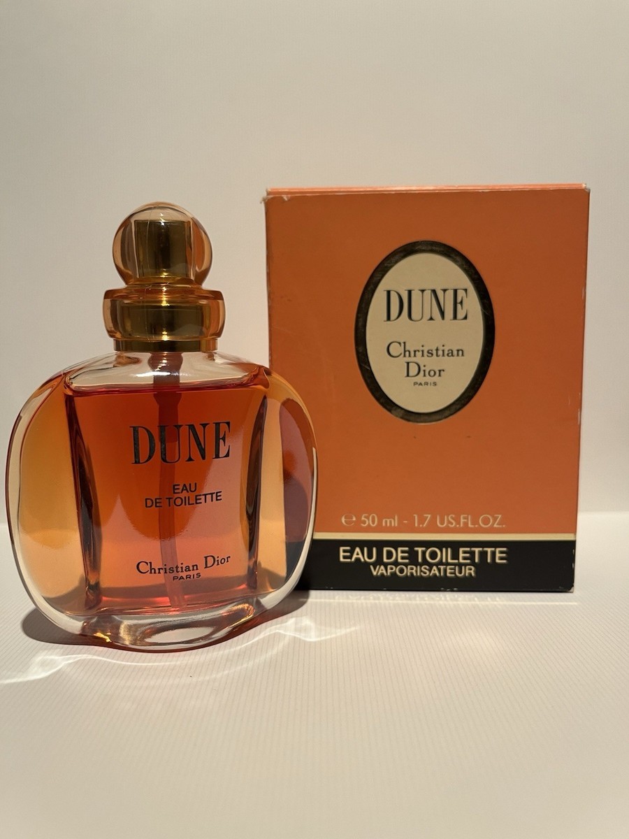 Vintage Christian Dior DUNE 1.7 FL. OZ / 50 ml Eau de Toilette