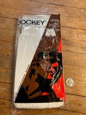 1974 Vintage Jockey Mens Midway Brief Underwear 40 NIP NOS White 70's Cotton