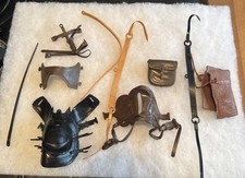 Vintage Marx 1967 Johnny West Accessories Saddles Bridle Straps