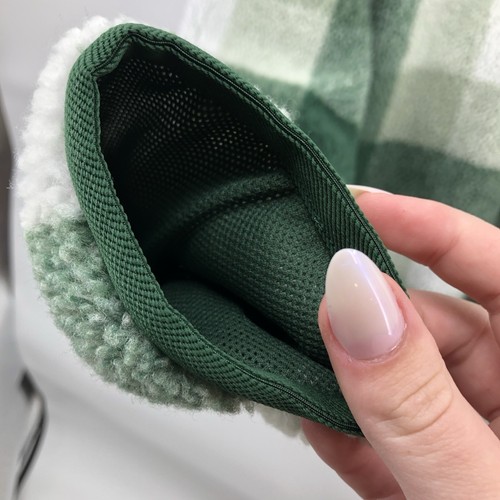 Nike Club Winterized 1/2 Zip Pullover Tannengrün Weiß Kariert Herren Größe M - Bild 3 von 9