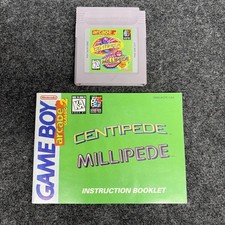 Centipede & Millipede Arcade Classic 2 (Gameboy) - Authentic Cart & Manual