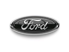 1x Black Chrome 2005-2014 Ford F150 Front Grille Tailgate 9 Inch Oval Emblem