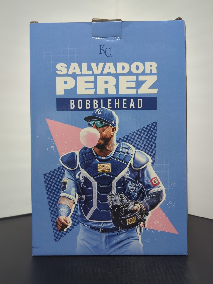 Salvador Perez SGA Oversized Bobblehead 9-7-24 Bubblegum Bubble