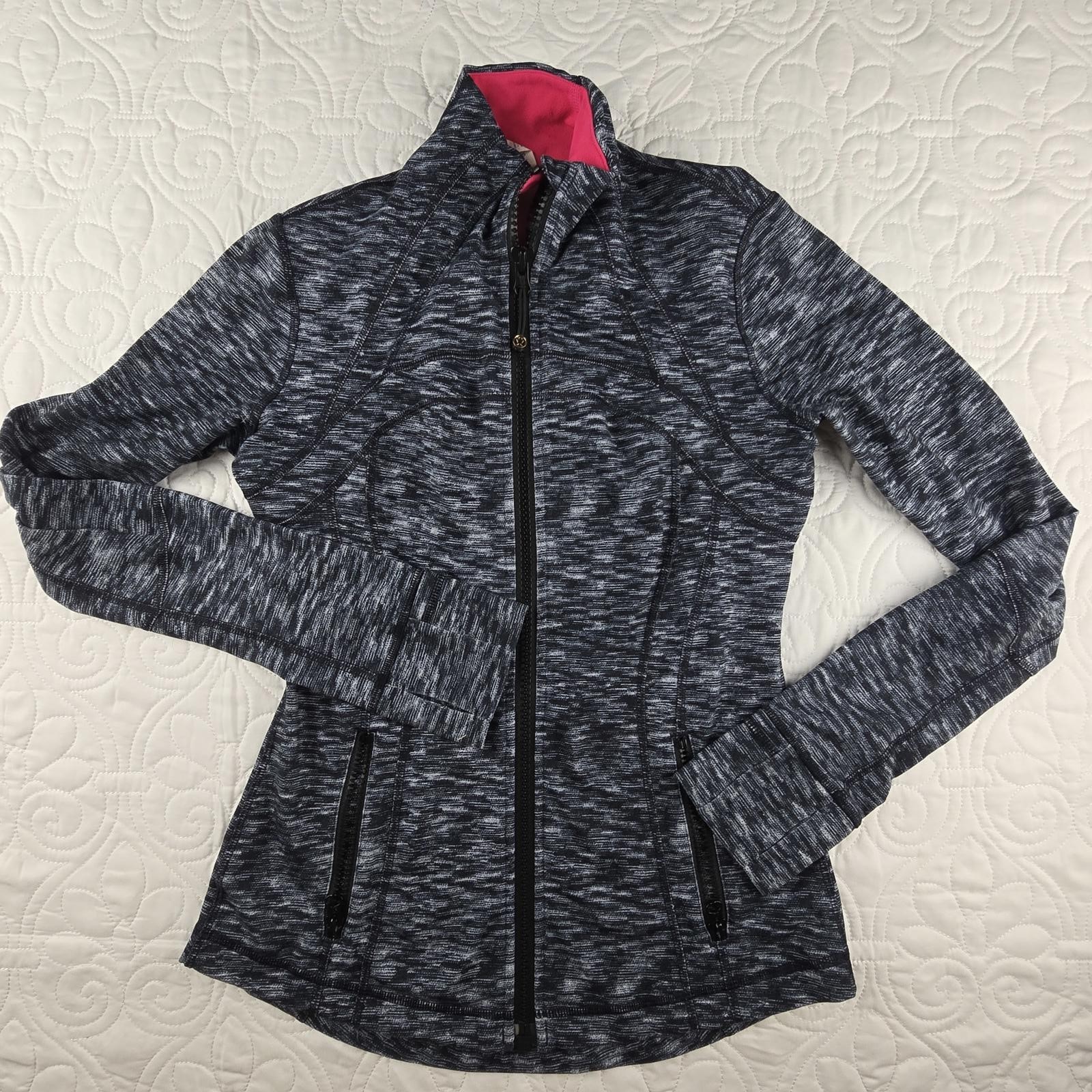 Lululemon Define Jacket "Dramatic Static white Bl… - image 3