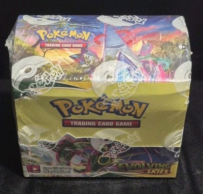 Pokemon Sword & Shield Evolving Skies Booster Box Acrylic Case