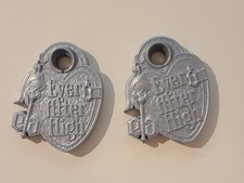 Lot of Two Ever After High Silver Doll Stand BASE ONLY, No Posts