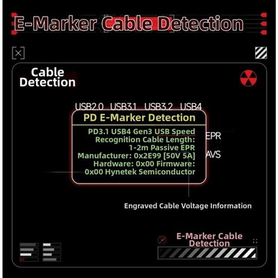 C5 Pro 48V Type-C Power Analyzer PD3.1 EPR QC AFC Protocol Detection Tool