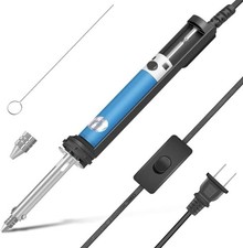 HANDSKIT Electric Desoldering Pump Iron Solder Sucker with... 