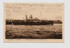 Postcard Ship Return Saloon Steamer 1923 Board Stamp on the High Seas