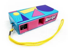 Vintage 1980s Kool-Aid 110 Film Camera – Colorful Geometric Design Promo Toy