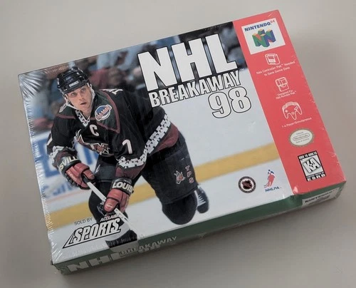 Nintendo 64 N64 - NHL Breakaway 98 - Brand New Factory Sealed