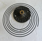 Antique Waterbuty weight driven wall clock movement & parts . — photo 4