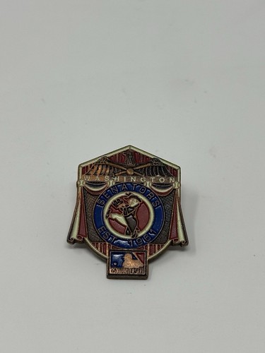Washington Senators Pin Texas Rangers MLB Baseball 125th Anniversary