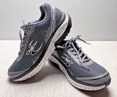 Mens Gdefy Gravity Defyer  Verso Shock  Shoes Gray/ Black Size 10.5