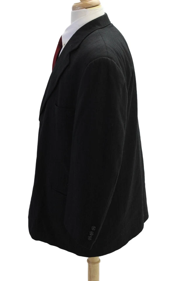 Chaqueta Blazer Givenchy Para Hombres A Rayas Tres Botones Gris Lana Talla 48 Foto 4 de 4