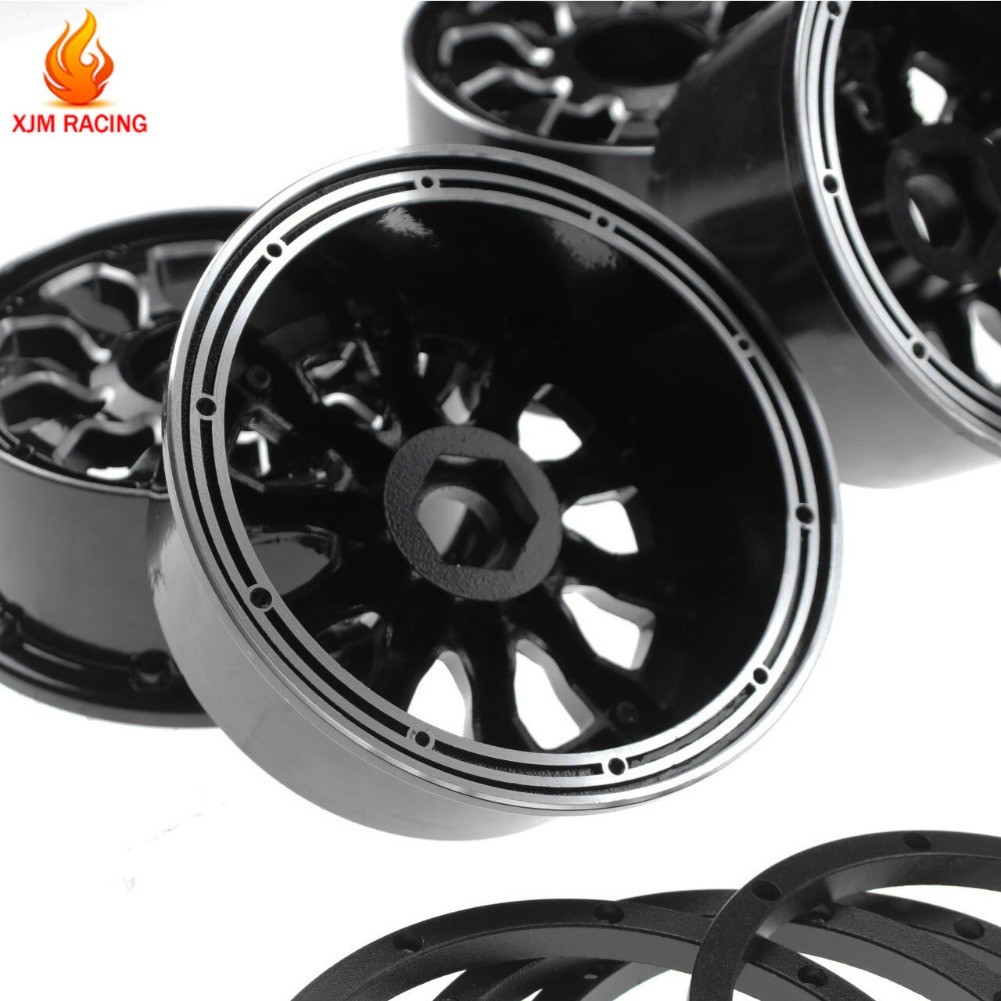 Set Anelli Beadlock In Alluminio Per Ruote RC 1/5 – Compatibile HPI Baja 5B E KM – XJM - Foto 2