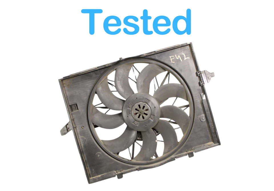 04-05 BMW 645Ci E64 Motor Radiador Condensador Ventilador Conjunto Fabricante Original Foto 3 de 4