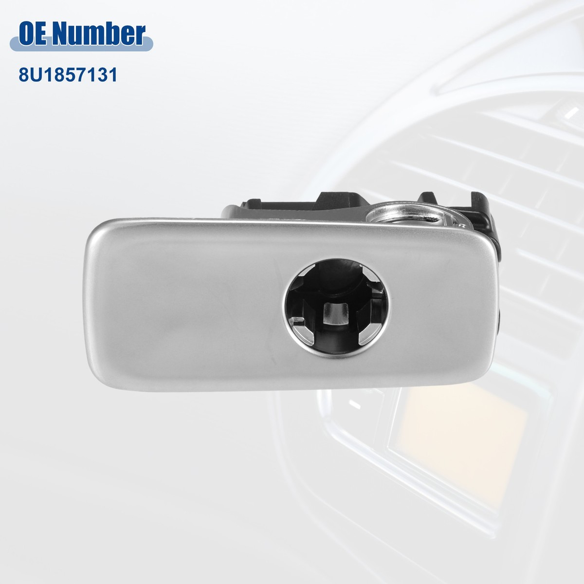 Maniglia Chiusura Portaoggetti Auto Per Audi A3 S3 8P (2004-2012) - Ricambio In ABS, Sostituzione Diretta