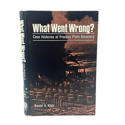What Went Wrong Case Histories of Process Plant Disasters Kletz 1985 Hardcover