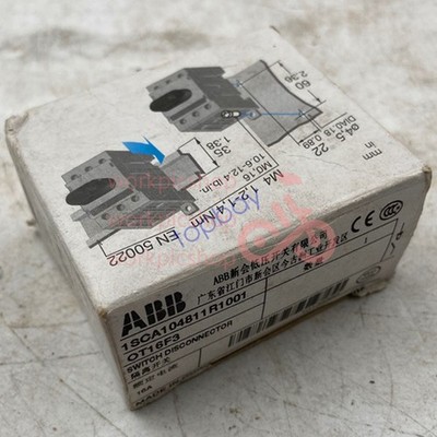 one New Abb OT16F3 1SCA104811R1001 Non-fusible Switch Diconnector Fast Ship
