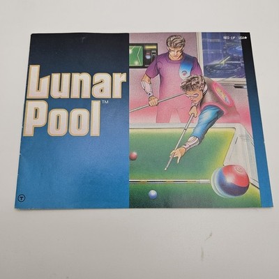 Lunar Pool NES Nintendo Entertainment System Instruction Booklet Manual Only