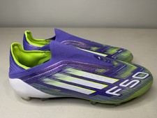 Size 8 Men's Adidas F50 Elite Laceless FG Soccer Cleats JH7628 With Insoles