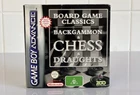 Board Game Classics: Backgammon Chess Draughts (2005) Nintendo Game Boy Advance