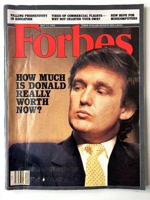 Forbes Magazine May 14 1990 Donald Trump Cover Vintage Business Finance Issue