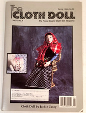 The Cloth Doll Magazine Spring 1994 Vol 9 No 4 Pickin' Flowers Doll Pattern