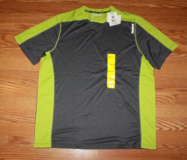 lime green reebok shirt