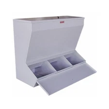 Handler 81C Plaster Bin With 3 Compartments Warm Gray