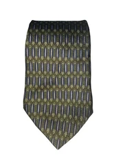 Mens Silk Tie On Necktie Le Bils USA 55