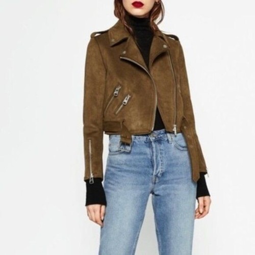 zara suede moto jacket
