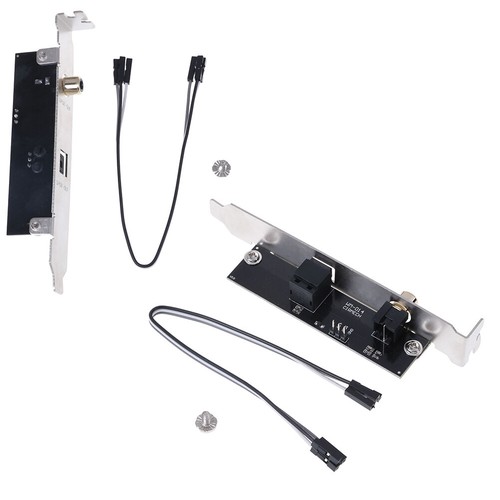 SPDIF optical and RCA out plate cable bracket for asus msi gigabyte motherbjj - Photo 2/11