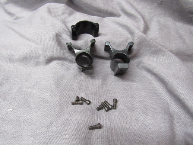 VINTAGE WINCHESTER 70 SEE THRU SCOPE RINGS FOR PARTS ONLY
