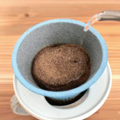 Mt. Fuji Keramik-Kaffeefilter – Handgefertigt In Japan, Wiederverwendbar, Mit Halter & Untertasse