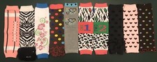 Baby Leg Warmers Football, Birthday, Valentine You Choose Style New without tags