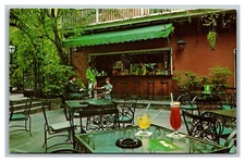 New Orleans, LA Louisiana, Pat O'Brien's, Courtyard 1a, Vintage Chrome Postcard 