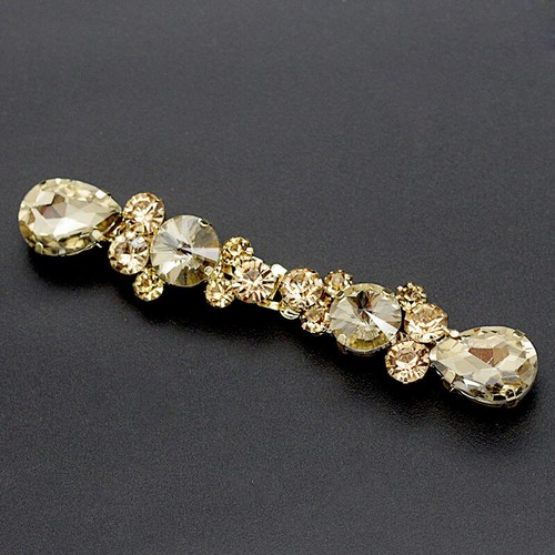1 Pair DIY Crystal Hook and Eye Clasp Button Fastener Sewing Craft Decorative - Picture 11 of 12